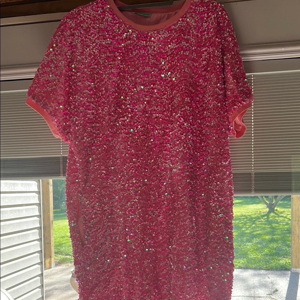 Sequin Pink Women's Dress